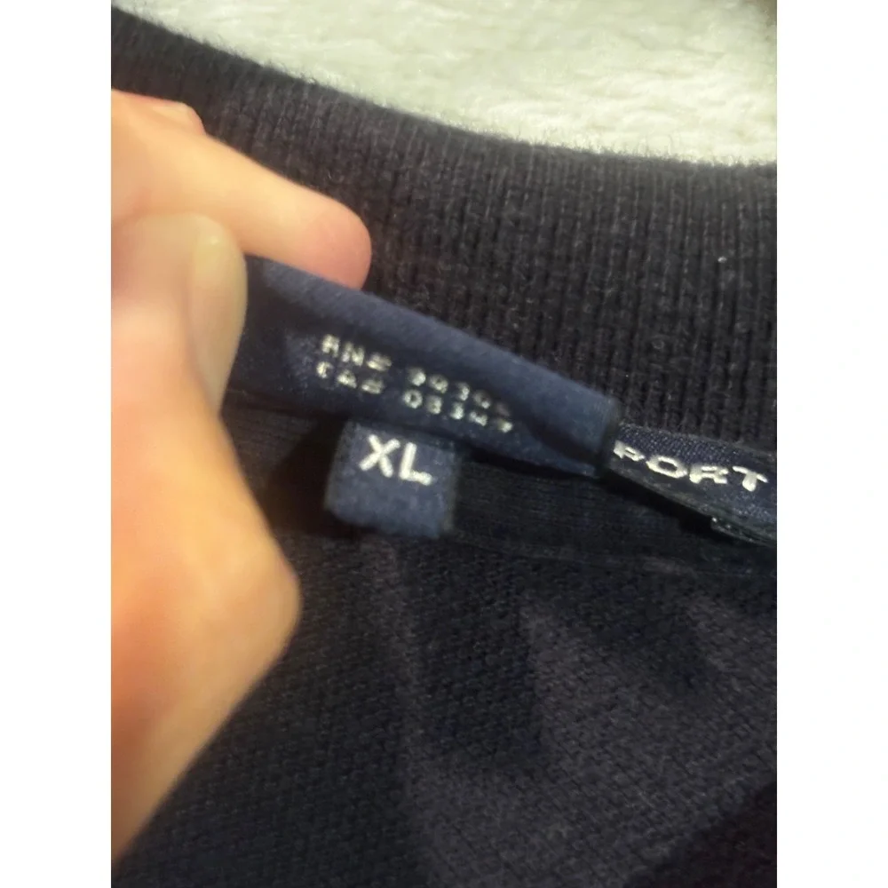 Polo Ralph Lauren Sport Men's XL Shirt Navy Blue Faded Golf Preppy